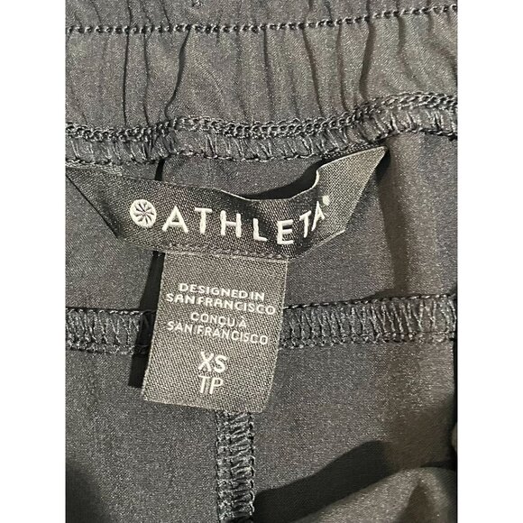 Athleta Womens Black Elastic Waist Performance Shorts XS - Picture 16 of 16